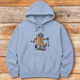 Hot Doggin Hoodie Gift For Skier