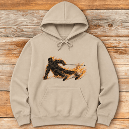 Im On Fire Hoodie Gift For Skier