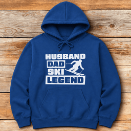 Husband Dad Ski Legend Hoodie Gift For Dad