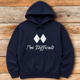Im Difficult Hoodie Gift For Skier