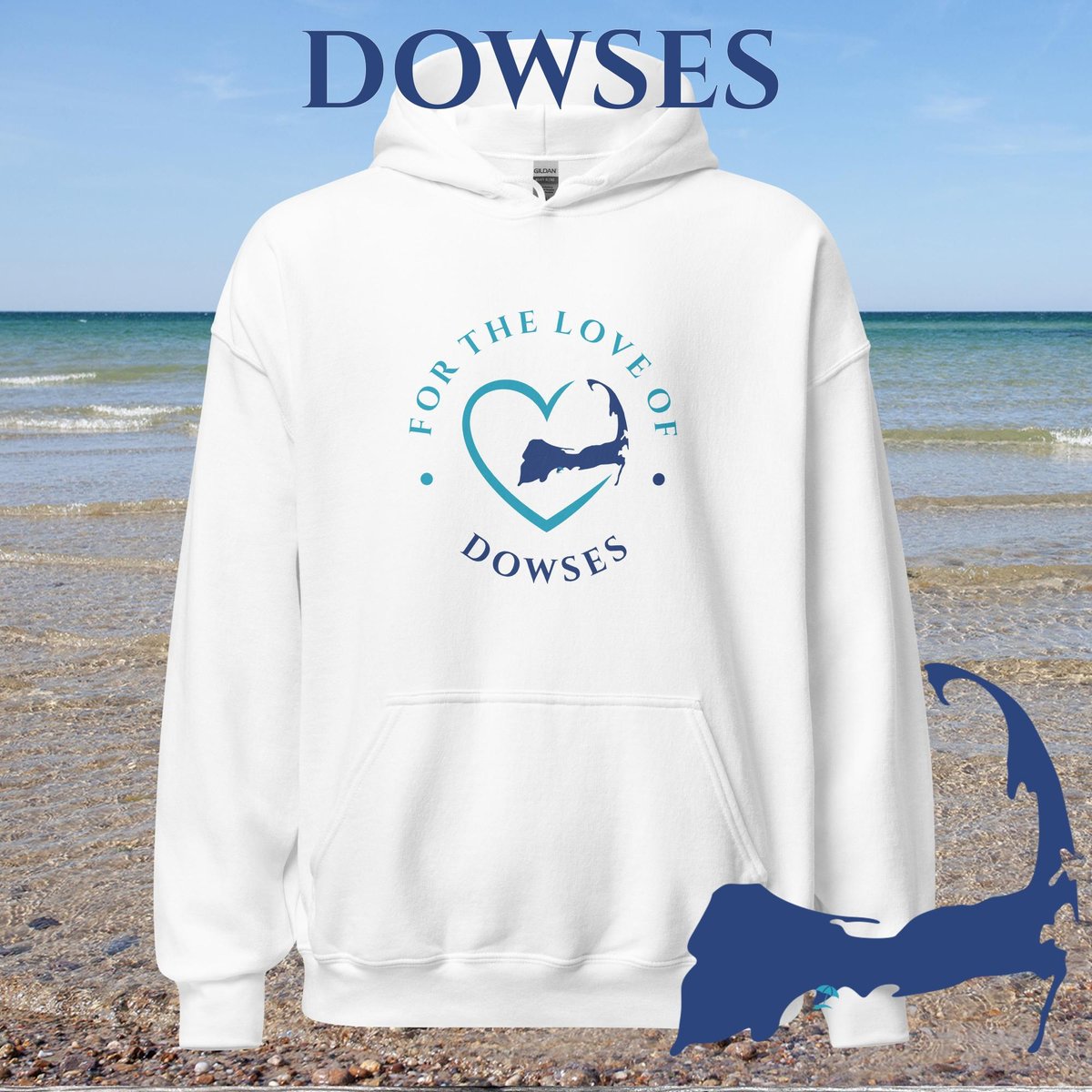 Favorite Beach For The Love Of Dowses Unisex Hoodie Gift For Cape Cod Lover