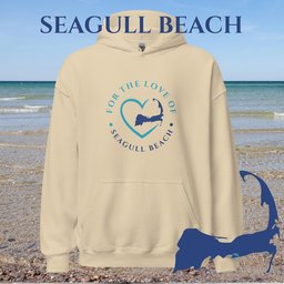 Favorite Beach For The Love Of Seagull Beach Unisex Hoodie Gift For Cape Cod Lover