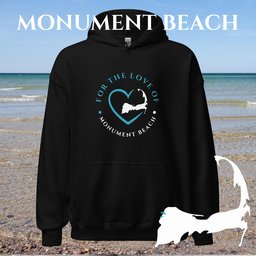 Favorite Beach For The Love Of Monument Beach Unisex Hoodie Gift For Cape Cod Lover