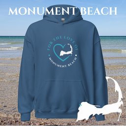Favorite Beach For The Love Of Monument Beach Unisex Hoodie Gift For Cape Cod Lover
