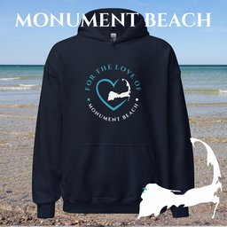 Favorite Beach For The Love Of Monument Beach Unisex Hoodie Gift For Cape Cod Lover