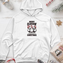Merry Cluckin 2 Unisex Midweight Hoodie