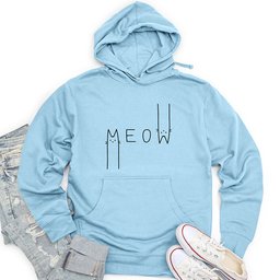 MEOW Unisex Midweight Hoodie