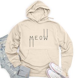 MEOW Unisex Midweight Hoodie