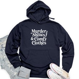 Murder Shows & Comfy Clothes Unisex Midweight Hoodie