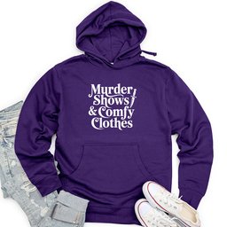 Murder Shows & Comfy Clothes Unisex Midweight Hoodie