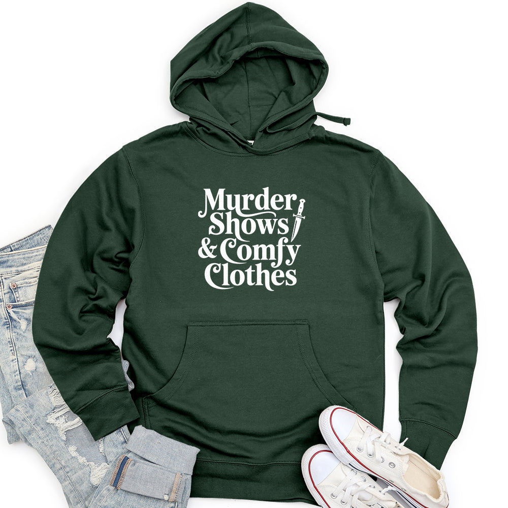 Murder Shows & Comfy Clothes Unisex Midweight Hoodie