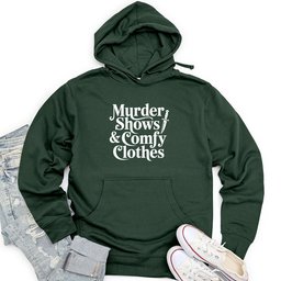 Murder Shows & Comfy Clothes Unisex Midweight Hoodie