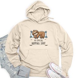 My Official Napping Shirt Unisex Midweight Hoodie