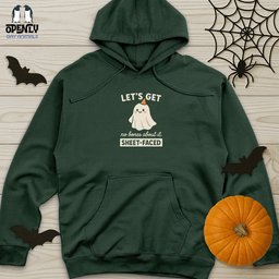 Let's Get Sheet-faced Unisex Midweight Hoodie