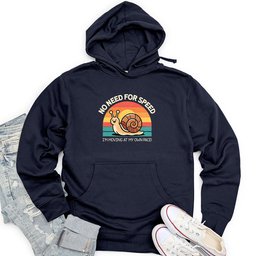 No Need for Speed Unisex Midweight Hoodie