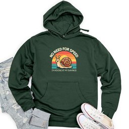 No Need for Speed Unisex Midweight Hoodie