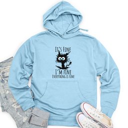 It's Fine Unisex Midweight Hoodie