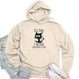 It's Fine Unisex Midweight Hoodie