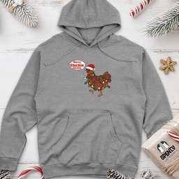 Merry Cluckin Chicken Unisex Midweight Hoodie