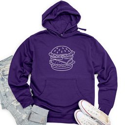 The Burger Unisex Midweight Hoodie