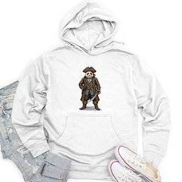 Pirate Panda Unisex Midweight Hoodie