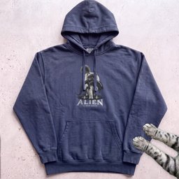 Cat Alien Hoodie – Funny Alien Movie Parody Hoodie