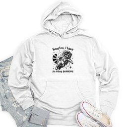 Space Raccoon Unisex Midweight Hoodie
