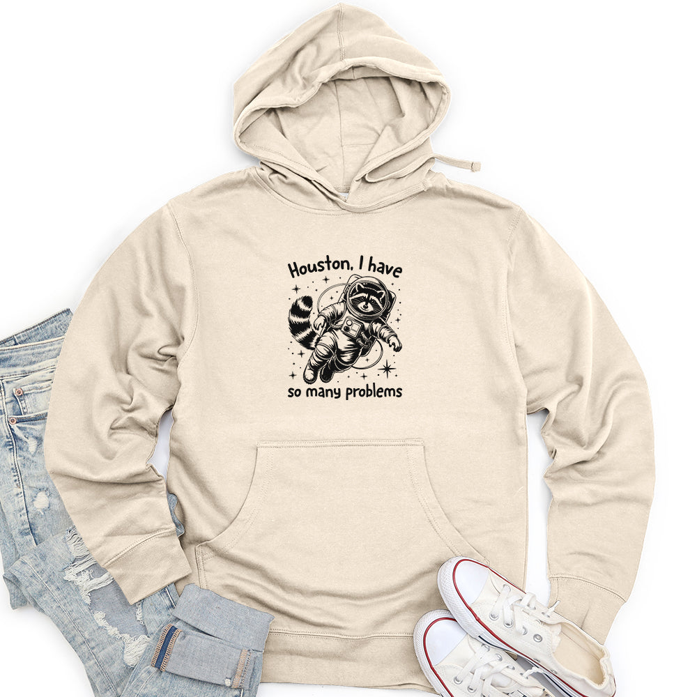 Space Raccoon Unisex Midweight Hoodie