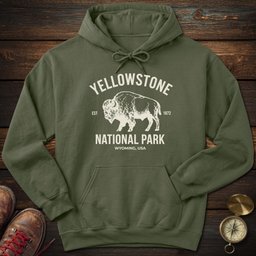 Yellowstone Park Wyoming Hoodie Gift For National Park Lover