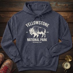 Yellowstone Park Wyoming Hoodie Gift For National Park Lover