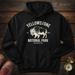 Yellowstone Park Wyoming Hoodie Gift For National Park Lover