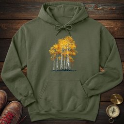 Aspen Tree Hoodie Gift For National Park Lover