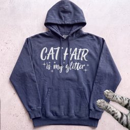 Cat Hair Is My Glitter Hoodie Gift For Cat Lover