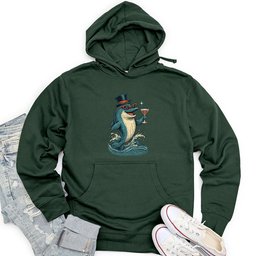 Party Dolphin Unisex Midweight Hoodie