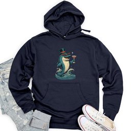 Party Dolphin Unisex Midweight Hoodie