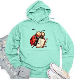 Scholarly Ladybug Unisex Midweight Hoodie