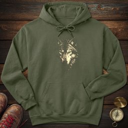 Wolf Archival Portrait Hoodie Gift For National Park Lover