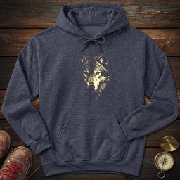 Wolf Archival Portrait Hoodie Gift For National Park Lover
