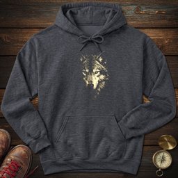 Wolf Archival Portrait Hoodie Gift For National Park Lover