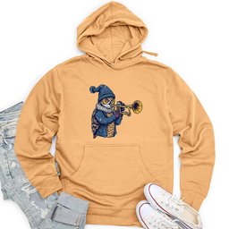 Owl Trumpet Performance Unisex Midweight Hoodie