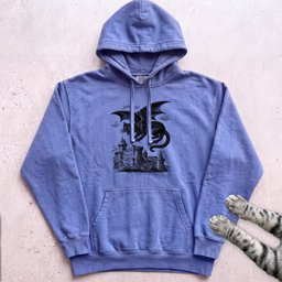 Cat Dragon Castle Hoodie Gift For Cat Lover