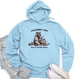 Strawberry Jams 02 Unisex Midweight Hoodie