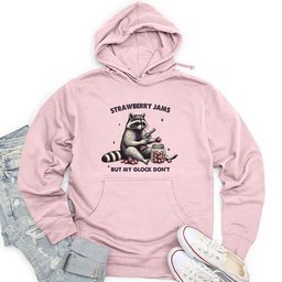 Strawberry Jams 02 Unisex Midweight Hoodie