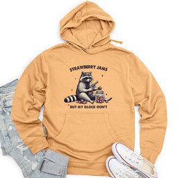 Strawberry Jams 02 Unisex Midweight Hoodie