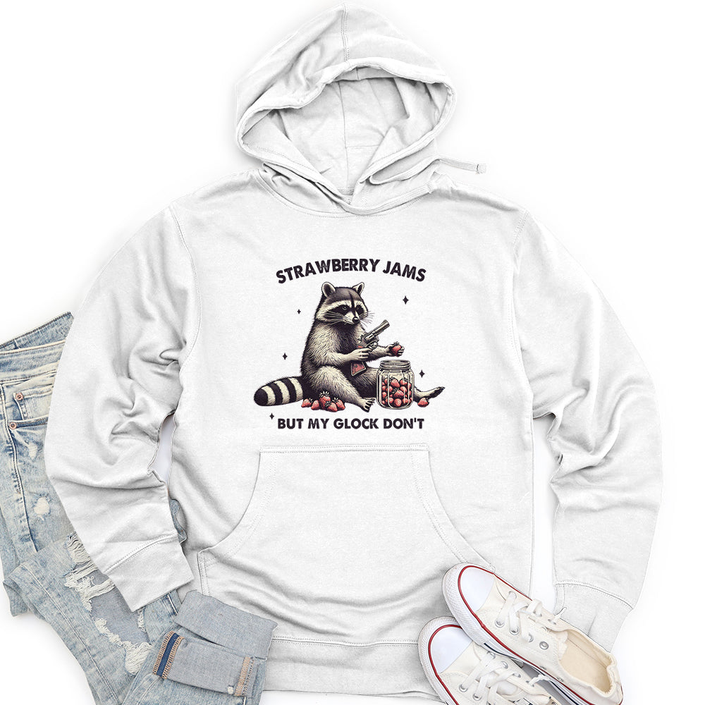 Strawberry Jams 02 Unisex Midweight Hoodie