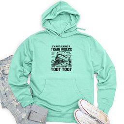 Toot Toot Express Unisex Midweight Hoodie