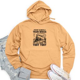 Toot Toot Express Unisex Midweight Hoodie