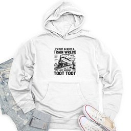 Toot Toot Express Unisex Midweight Hoodie