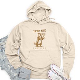 Tummy Ache Survivor Unisex Midweight Hoodie