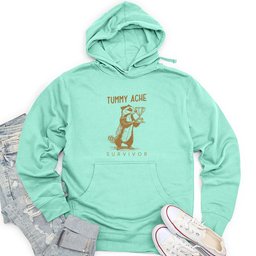 Tummy Ache Survivor Unisex Midweight Hoodie